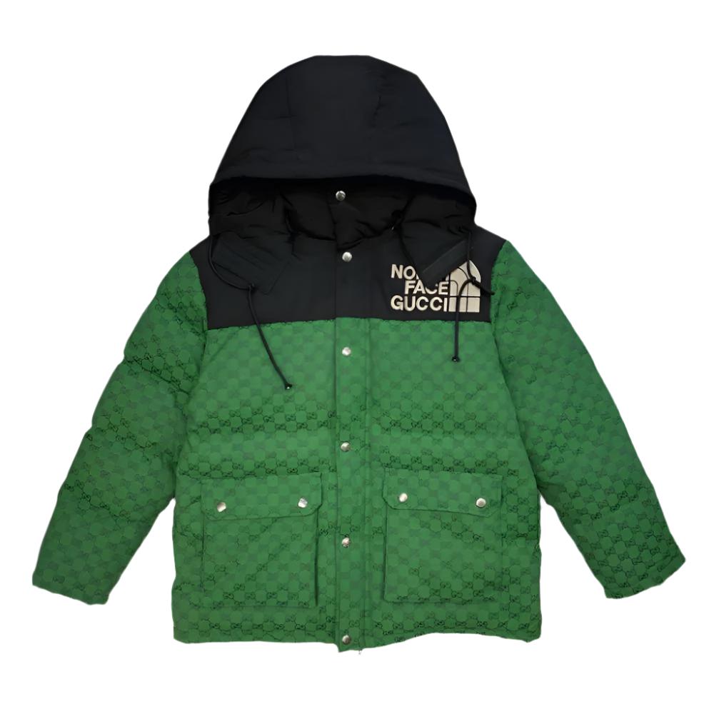 GUCCI X THE NORTH FACE Green Down Jacket – GENUINE AUTHENTIC BRAND LLC