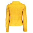 Desigual Vibrant Yellow Athletic Jacket with Chic Logo