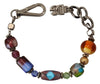 Dolce & Gabbana multicolor Silver Chain Brass Beaded Lobster Clasp Bracelet - GENUINE AUTHENTIC BRAND LLC  