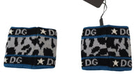 Dolce & Gabbana Blue Gray Logo Two Piece Wristband Wrap - GENUINE AUTHENTIC BRAND LLC  
