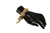 Dolce & Gabbana Gold Brass Chain Champagne Crystal Statement Charms Bracelet - GENUINE AUTHENTIC BRAND LLC  