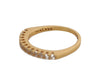 Nialaya Gold Authentic Womens Clear CZ Gold 925 Silver Ring Nialaya GENUINE AUTHENTIC BRAND LLC