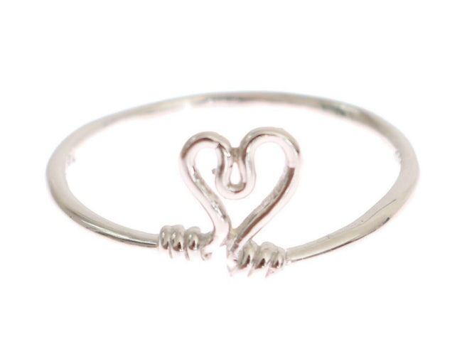 Nialaya Silver Authentic Womens Love Heart Ring - GENUINE AUTHENTIC BRAND LLC  