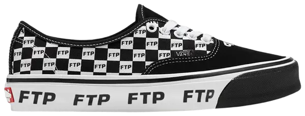 FTP x Vans Authentic 44 ‘Checkerboard’ 2025 White Black Suede Skate Shoe