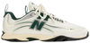 Aimé Leon Dore x New Balance RC56 'Pristine' sneaker with white mesh and leather, green linework, and floral ALD heel crest.