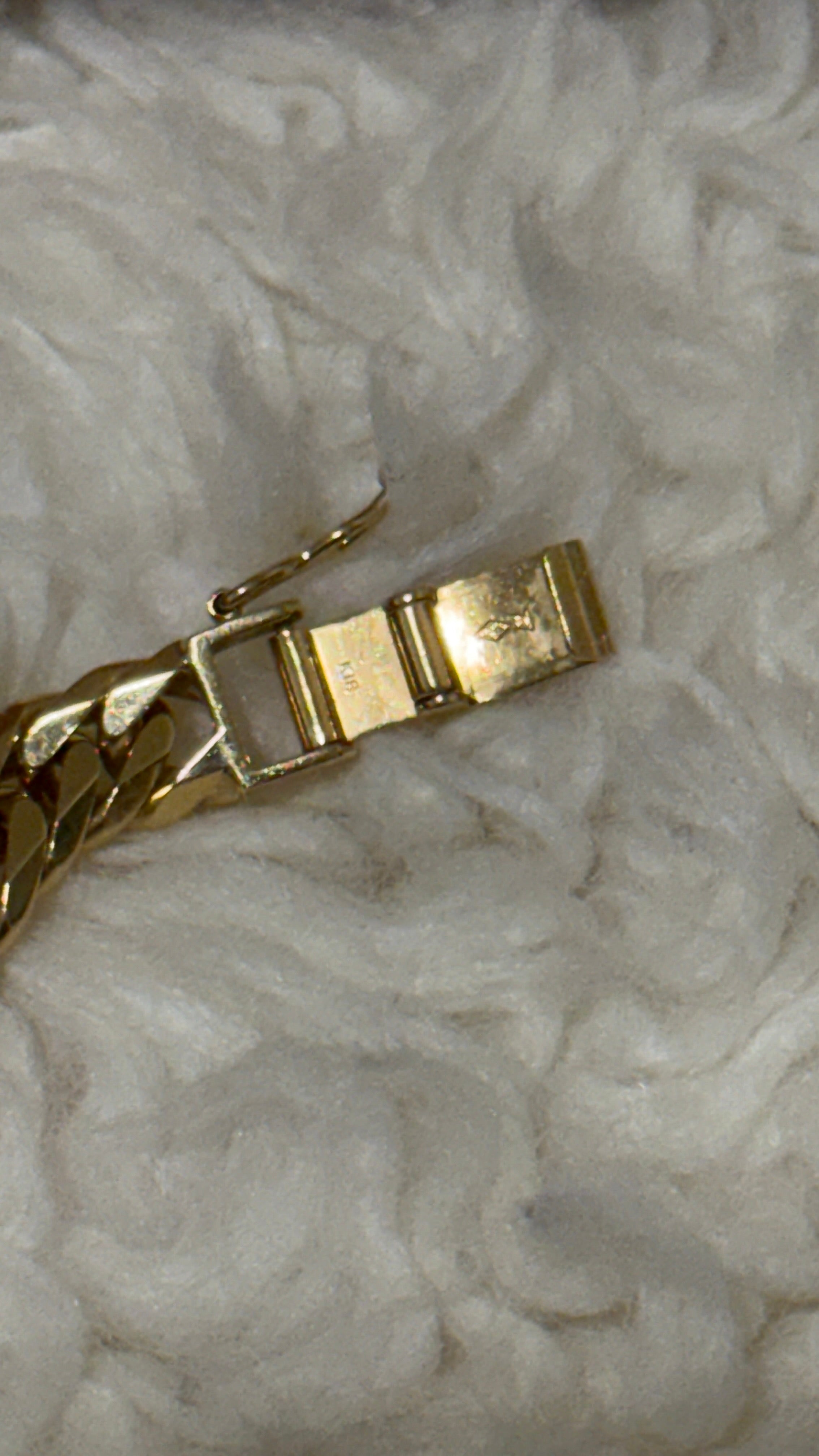 18Karat 100 Gram Gold Chain Necklace 24” M LINK MADE IN JAPAN