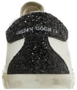 Golden Goose Wmns Superstar 'White Mauve Pink Glitter' Distressed Suede Sneaker