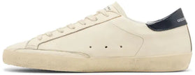 Golden Goose Superstar 'Beige Night Blue' Leather Distressed Sneaker