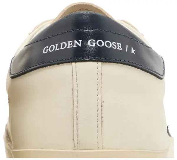 Golden Goose Superstar 'Beige Night Blue' Leather Distressed Sneaker