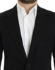 Dolce & Gabbana Eleganter Slim Fit-Blazer aus schwarzer Wolle