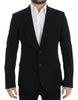 Dolce & Gabbana Elegant Slim Fit Black Wool Blazer