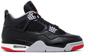 Air Jordan 4 Retro ‘Bred Reimagined’ 2024 Black & Fire Red Heritage Edition