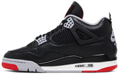 Air Jordan 4 Retro ‘Bred Reimagined’ 2024 Black & Fire Red Heritage Edition