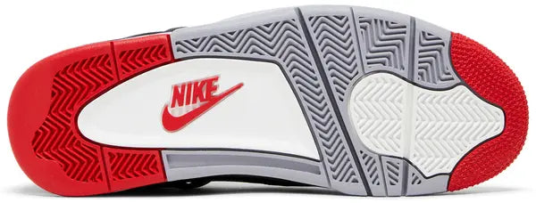 Air Jordan 4 Retro ‘Bred Reimagined’ 2024 Black & Fire Red Heritage Edition