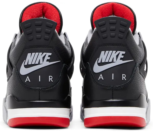 Air Jordan 4 Retro ‘Bred Reimagined’ 2024 Black & Fire Red Heritage Edition