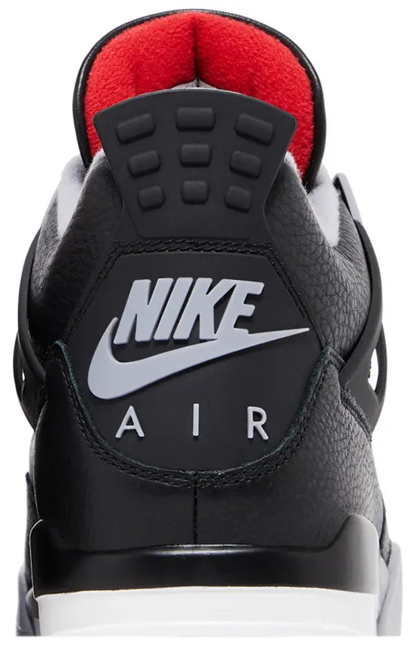 Air Jordan 4 Retro ‘Bred Reimagined’ 2024 Black & Fire Red Heritage Edition