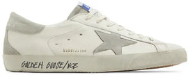 Golden Goose Superstar 'White Grey' Distressed Leather Sneaker