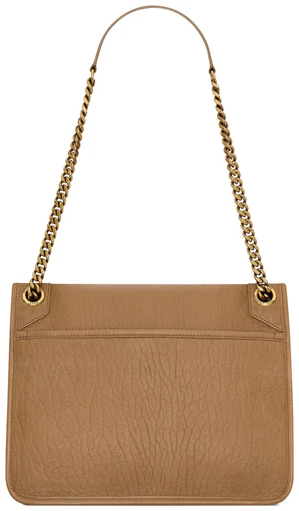 Saint Laurent Medium Niki Chain Bag 'Dark Cork' Spring/Summer 2024 Shoulder Bags