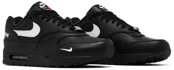 Supreme x Air Max 1 '87 SP 'Black White' Sneakers for Men