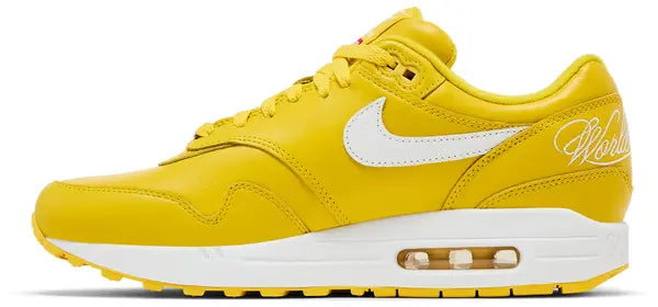 Supreme x Air Max 1 '87 SP 'Speed Yellow' Sneakers for Unisex