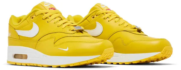 Supreme x Air Max 1 '87 SP 'Speed Yellow' Sneakers for Unisex