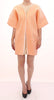 Andrea Incontri Chic Pink Silk-Blend Short Sleeve Coat