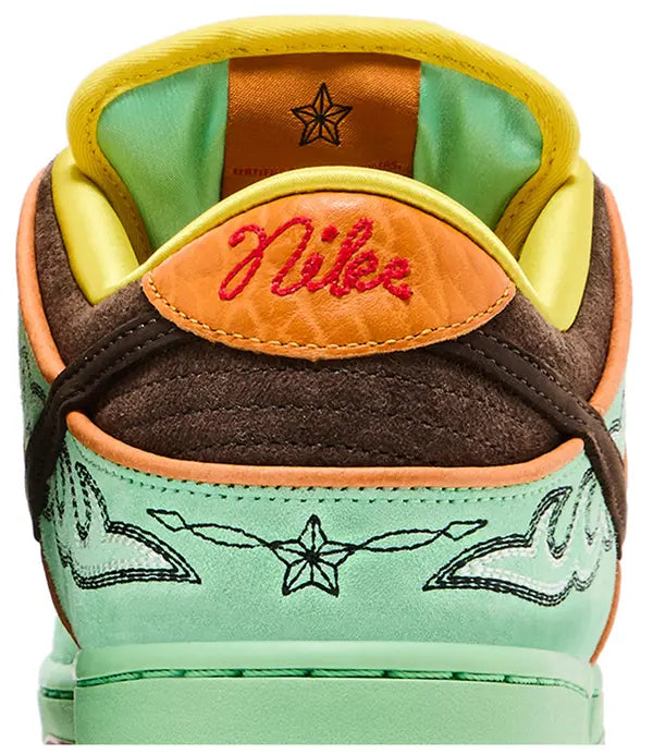 Nike Dunk Low SB ‘Rodeo’ 2025 Tourmaline Green Suede Western-Inspired Edition