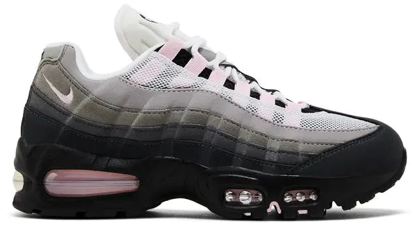 Wmns Nike Air Max 95 OG ‘Pink Foam’ 2025 Grey Gradient Suede with Soft Pink Accents