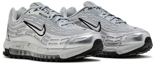 Nike Air Max TL 2.5 ‘Metallic Silver’ 2025 Flat Silver & Black Reflective Running Sneakers