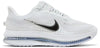 Nike Pegasus Premium ‘White Metallic Silver’ 2025 running shoes with white knit upper, metallic silver accents, and Zoom Air cushioning.