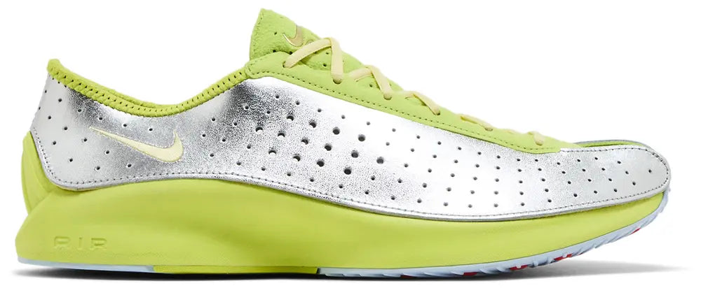 Wmns Air Superfly 'Cyber' 2025 Neon Green & Metallic Silver Track-Inspired Sneaker