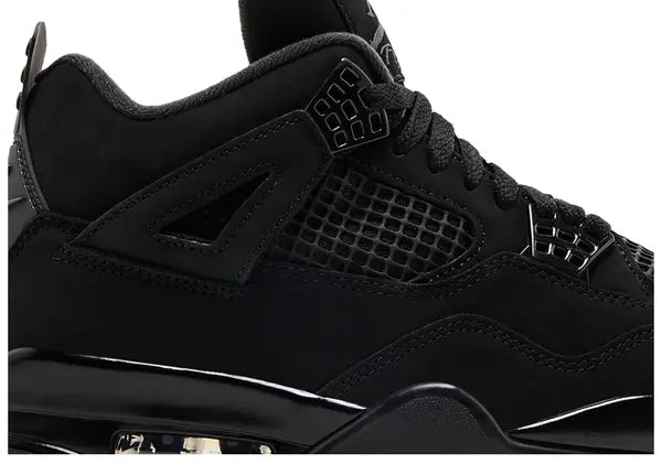 Air Jordan 4 Retro ‘Black Cat’ 2025 Nubuck Sneaker Black Friday Release