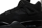 Air Jordan 4 Retro ‘Black Cat’ 2025 Nubuck Sneaker Black Friday Release
