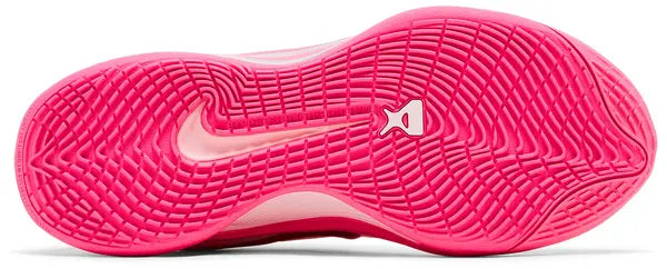 Nike Wmns A’One 'Pink A’ura' in gradient pink knit with leather overlays, pearl Swoosh, and Cushlon ST2 foam midsole.