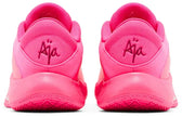 Nike Wmns A’One 'Pink A’ura' in gradient pink knit with leather overlays, pearl Swoosh, and Cushlon ST2 foam midsole.