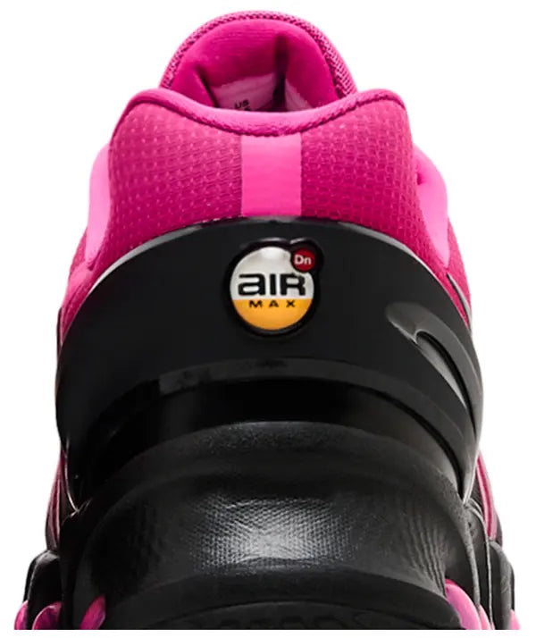 Nike Wmns Air Max DN8 'Laser Fuchsia' with pink gradient mesh upper and dual Air unit cushioning.