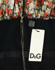 Dolce & Gabbana Elegantes Neckholder-Bubble-Kleid mit Blumenmuster