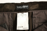 Dolce & Gabbana Elegante braune Baumwollhose