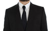 Blazer de un botón de seda negro exclusivo de Dolce & Gabbana