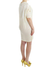 Costume National Chic White Modal Above-Knee Dress