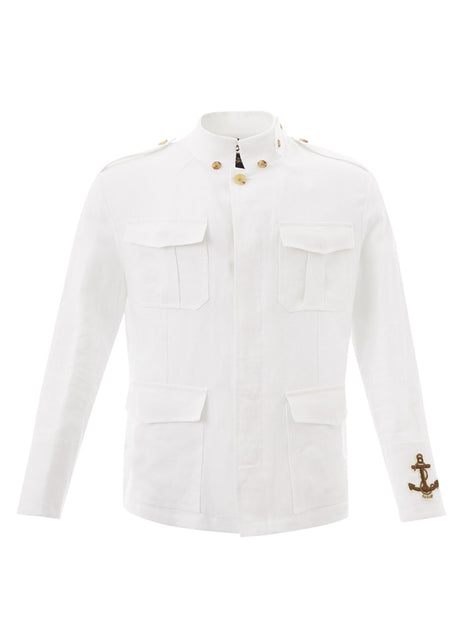 Sealup White Linen Saharan Jacket