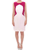CO|TE Chic Pink & White Shift Dress