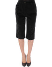 Dolce & Gabbana Pantalón corto de algodón negro