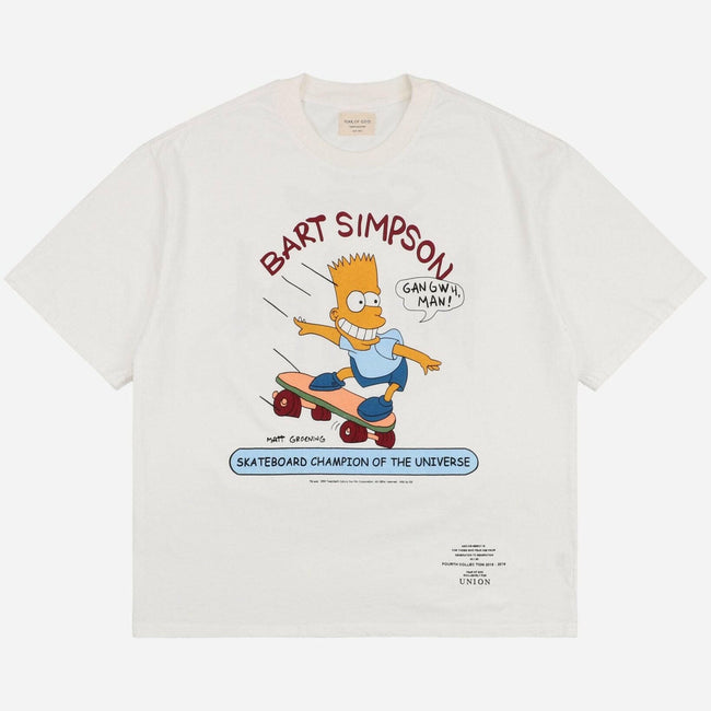 FEAR OF GOD ESSENTIALS X BART SIMPSON T-SHIRT 2019 SPRING-SUMMER APPAREL COLLECTION - GENUINE AUTHENTIC BRAND LLC  