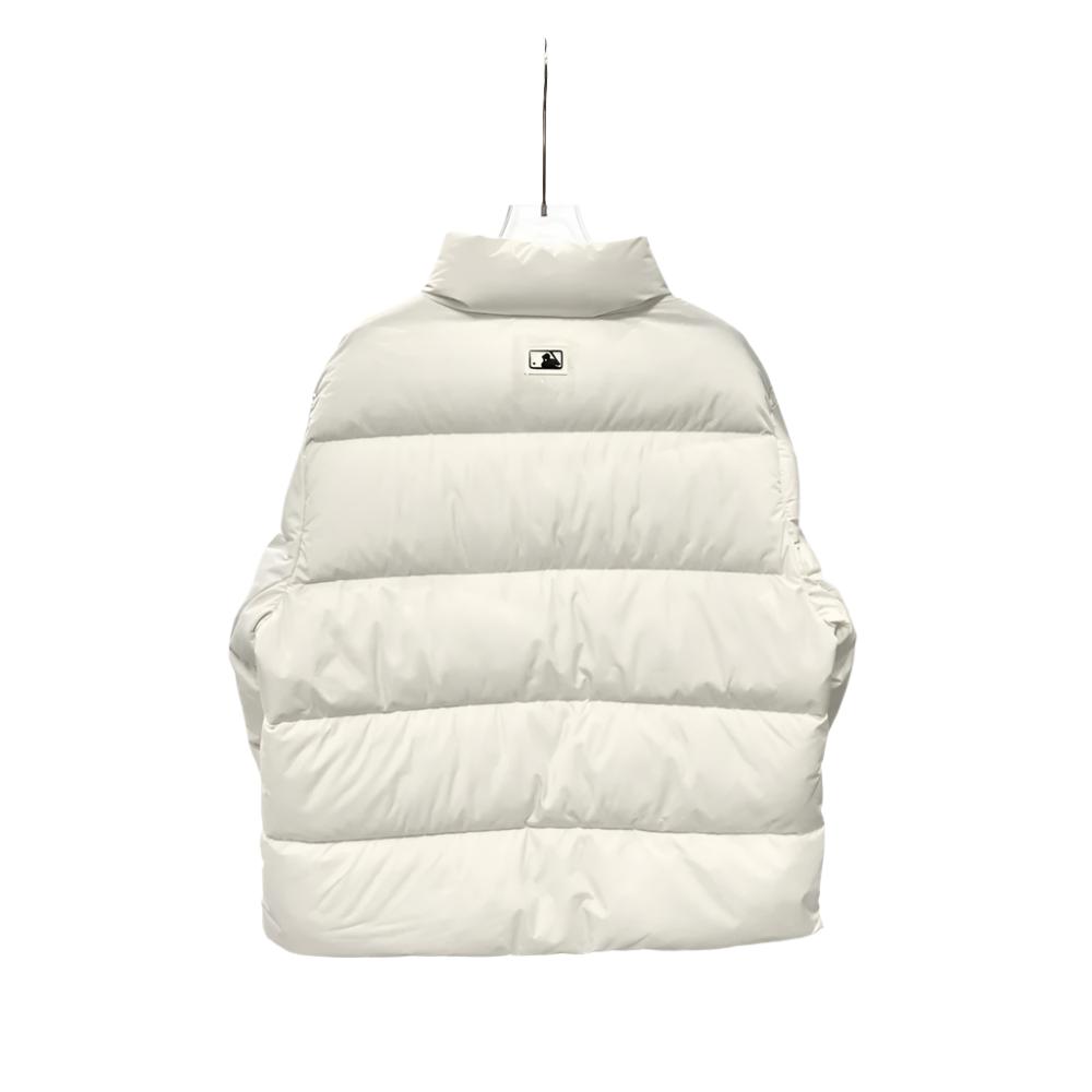 MLB White Puffer Down Jacket