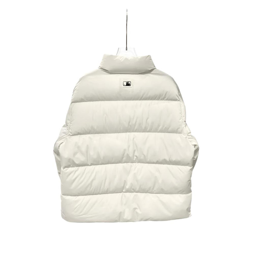 MLB White Puffer Down Jacket