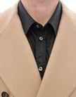 Dolce & Gabbana Chaqueta de abrigo cruzada en beige