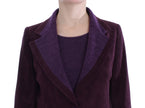 BENCIVENGA Elegante conjunto de traje de tres piezas en mezcla de lana violeta