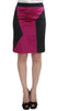 Exte Chic Black and Pink Skirt Suit Ensemble