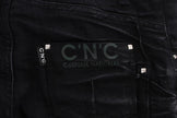 Costume National Elegant Black Slouchy Fit Jeans for Trendsetters